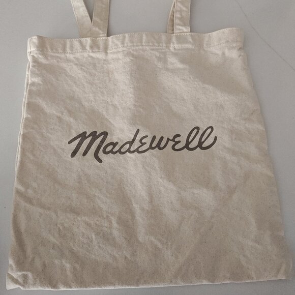 Madewell tan canvas reusable tote - Picture 1 of 3